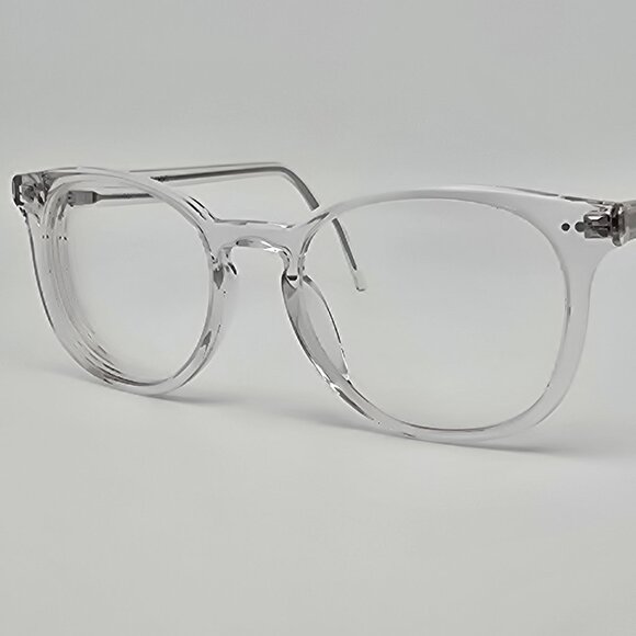 *SOLD*Warby Parker Carlton XW 500 Crystal Clear Eyeglasses Frame w/ Box and Case - Picture 5 of 16